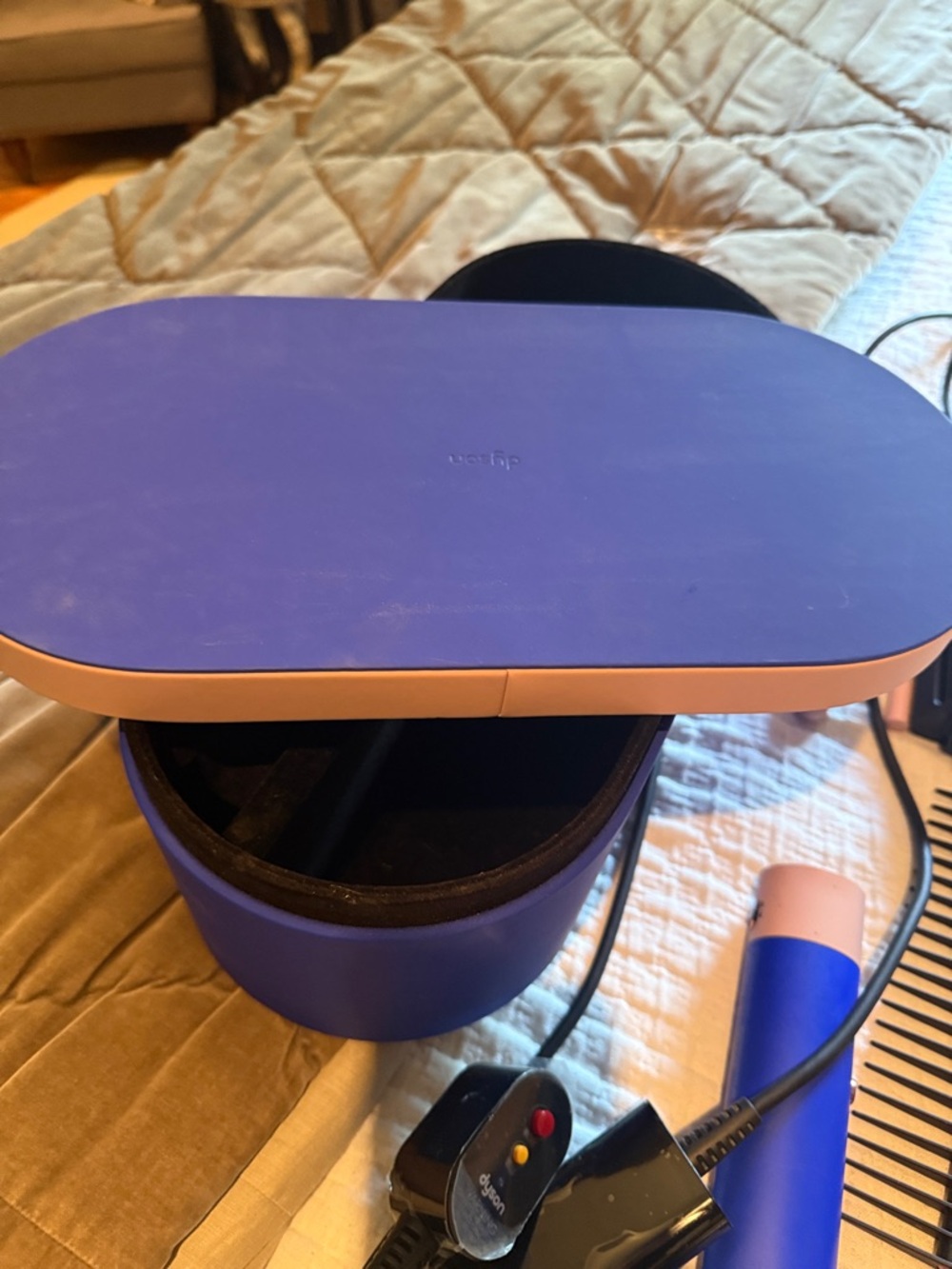 Dyson Royal Blue Airwrap Styling Wand with Rose Gold Trim - Picture 3 of 14